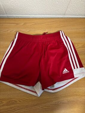 Adidas Red Soccer Shorts